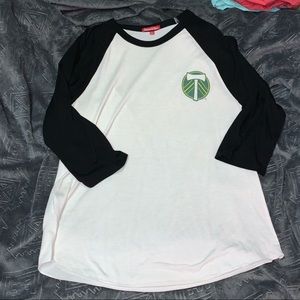 Mitchell & Ness •Portland Timbers 3/4 Tee